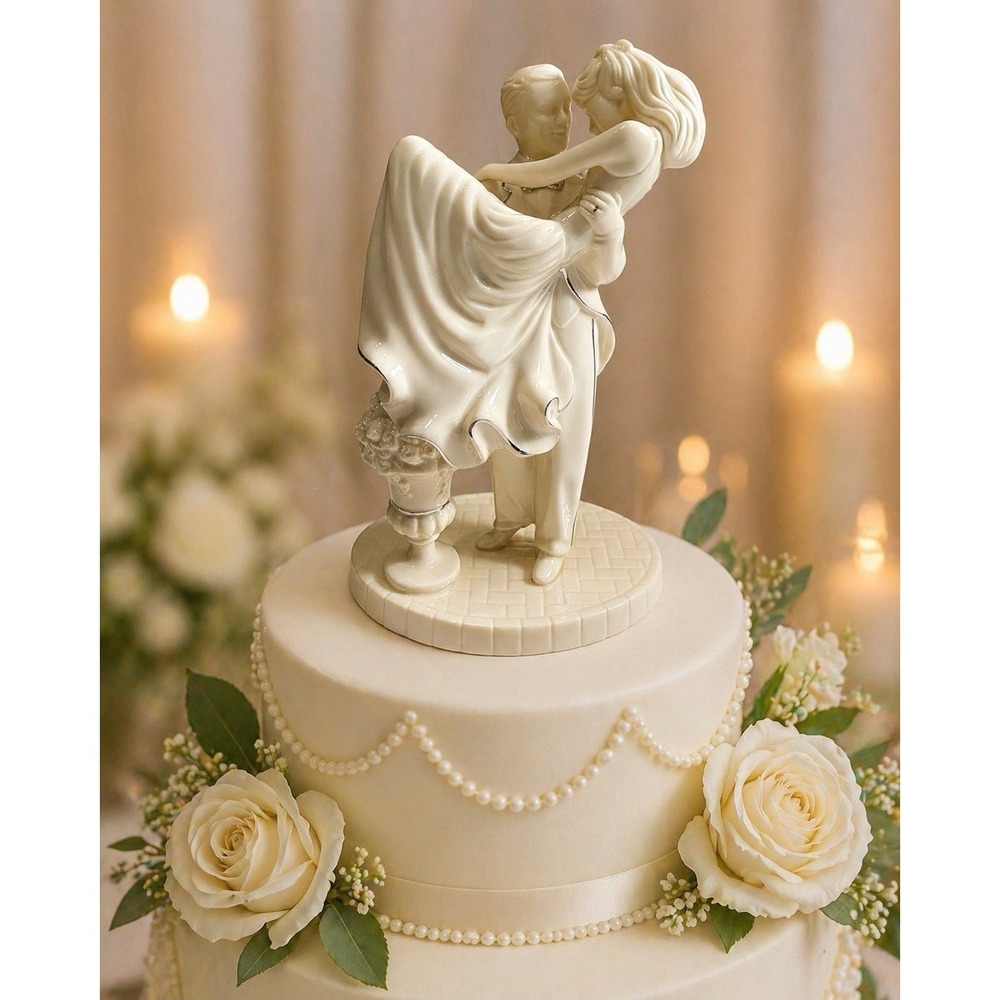 Lenox Swept Away Wedding Figurine — Wedding Promises Collection 9"